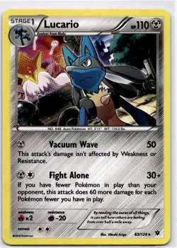 Lucario - (Cosmos Holo) Promo Miscellaneous Cards & Products 063/124 NM - Image 1