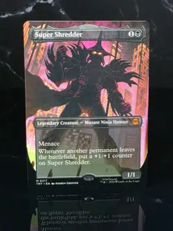 MTG Super Shredder (Borderless) Non-Foil x1 #0217 - Teenage Mutant Ninja Turtles - Image 1
