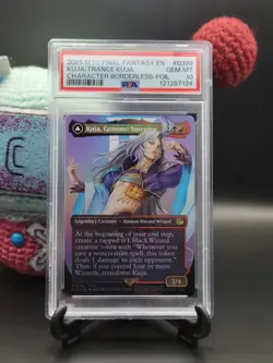 Kuja, Genome Sorcerer - #399 - Borderless - Foil - Final Fantasy - FIN - PSA 10 - Image 1
