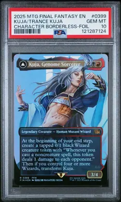 Kuja, Genome Sorcerer - #399 - Borderless - Foil - Final Fantasy - FIN - PSA 10 - Image 3