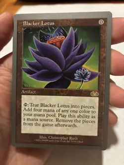Blacker Lotus Unglued Regular MTG NM Never Played Magic The Gathering - Image 1