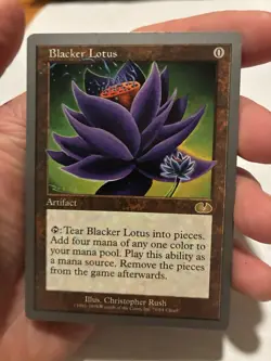 Blacker Lotus Unglued Regular MTG NM Never Played Magic The Gathering - Image 3