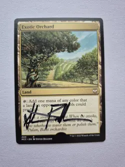 Exotic Orchard Streets of New Capenna Commander Rare Signed Artist Proof MTG - Image 2