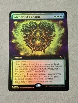 Archdruid's Charm (Extended Art) MTG Murders at Karlov Manor Foil NM - Image 1