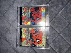 Magic The Gathering 2 Lot Spider-Man Foil & Non-Foil, Arachnogenesis W/Mag Cases - Image 5