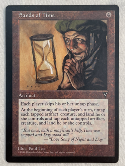 1x Sands of Time Visions MTG Magic the Gathering LP - Image 1