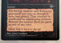 1x Shallow Grave Mirage MTG Magic the Gathering LP - Image 3