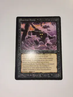 MTG Arabian Nights Guardian Beast HP Heavily Played See Pics Please - Image 2