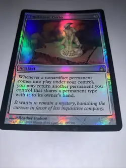 Cloudstone Curio MTG Ravnica FOIL Rare - Light/moderate Play 257/306 - Image 1