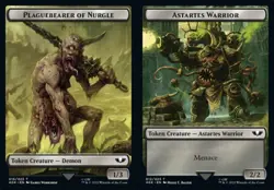 1x Plaguebearer of Nurgle // Astartes Warrior - To NM Eng MTG - Warhammer 40,000 - Image 1