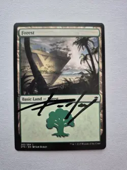 Forest Dragons of Tarkir #262 Signed Artist Proof MTG - Image 2