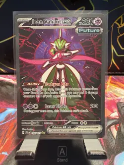 Pokemon TCG Iron Valiant EX Prismatic Evolutions Card 157/131 SV - Image 1