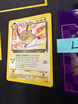 Dark Raichu 7/110 Legendary Collection Regular Non-Holo 2002 267 💎LP💎 - Image 3