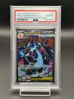 Mega Charizard X ex - 023 - ME: Mega Evolution Promo PSA 10 GEM MT English - Image 1