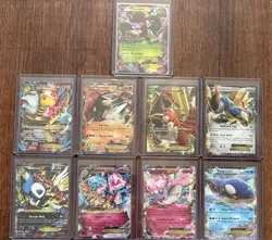 Pokemon EX & Mega Card Lot (9) Kyogre Groudon Diancie Ampharos Absol XY Series - Image 1