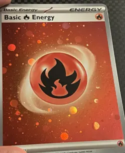 Pokemon TCG S&V 151 Holo Fire Energy HD Galaxy Cosmo Foil Variant - Image 2