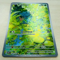 Bulbasaur 166/165 Holo Illustration Rare Scarlet & Violet 151 Pokemon Card - Image 2