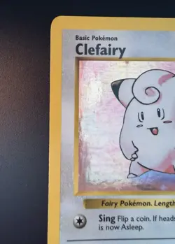 Pokemon Clefairy Shadowless 005/102 Base Set Holo Rare Card LP / NM - Image 5