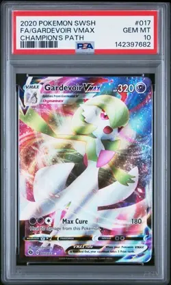 Gardevoir VMax Pokemon SWSH Champion's Path #017 Full Art PSA 10 - Image 1