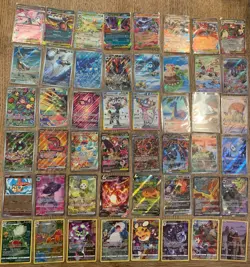 MEGA Pokemon Card Bundle!! All 48 Cards Pictured Near Mint - Image 1