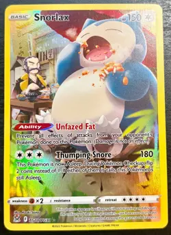 Snorlax TG10/TG30 Holo Lost Origin Trainer Gallery Pokemon NM - Image 1