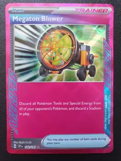 Pokemon TCG - S&V - Surging Sparks - Megaton Blower - 182/191 - AceSpec - Image 1