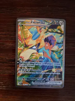 Hop's Zacian Ex 186/159 Pokemon Journey Together Special Illustration Rare NM! - Image 1