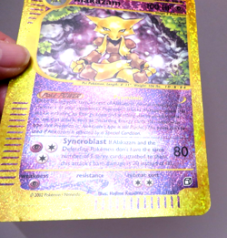 Pokemon Alakazam Aquapolis Reverse Holo Jumbo Box Topper 1/12 HP - Image 5