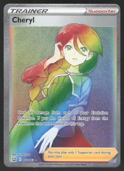 Cheryl 173/163 Secret Rare Pokemon TCG Battle Styles NM - Image 1