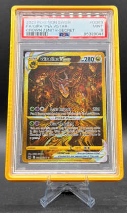 2023 Pokemon Crown Zenith Giratina VSTAR GG69 Gold Secret PSA 9 - Image 1