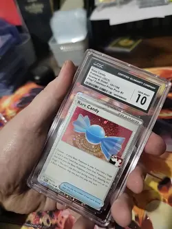 Rare Candy 2023 Scarlett And Violet #191 Play! Pokemon Prize Pack #3 Cosmos Holo - Image 3