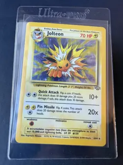 1999 Pokemon Jungle #4/64 Jolteon-Holo - Image 3