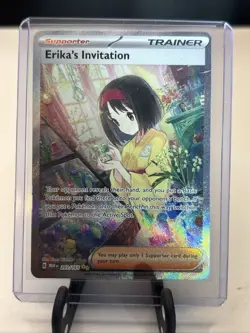 Erika's Invitation 203/165 SV 151 Special Illustration Rare Pokemon Near Mint NM - Image 1