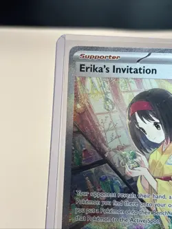 Erika's Invitation 203/165 SV 151 Special Illustration Rare Pokemon Near Mint NM - Image 2