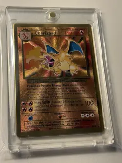 2021 Pokemon Charizard Gold Metal Celebrations UPC Ultra Premium Collection NM - Image 1