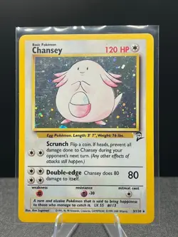 Chansey - Holo - Pokemon TCG - Base Set 2 NM - Image 1
