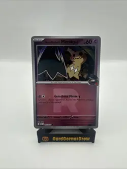 Pokemon Ascended Heroes Team Rocket’s Mimikyu Team Rocket "R" Logo Reverse Holo - Image 1