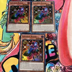 Vengeful Witch 3x - DOOD-EN004 - 1st Edition - Super Rare - NM - Yugioh - Image 1