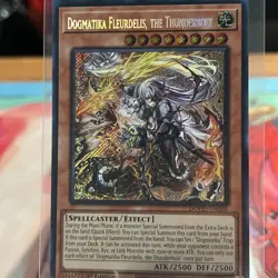 Dogmatika Fleurdelis, the Thunderbolt DOOD-EN026 Secret Rare 1st Edition Yugioh - Image 1