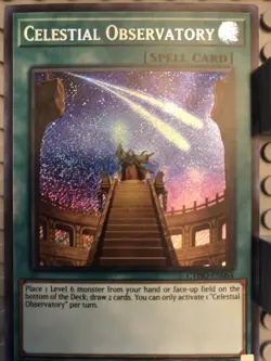 Yu-Gi-Oh! TCG Celestial Observatory Cybernetic Horizon CYHO-EN064 Unlimited... - Image 1