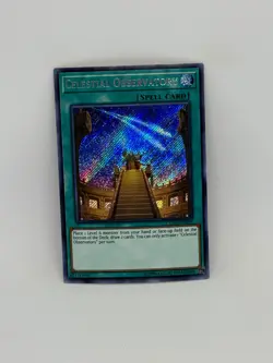 Yugioh Card Celestial Observatory CYHO-EN064 SECRET RARE 1st Ed. - NM - Image 1