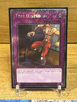 1x Yu-Gi-Oh! Trap Dustshoot - RA04-EN121 - Platinum Secret Rare - 1st Ed - NM - Image 1