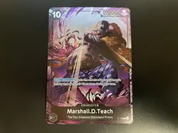 One Piece TCG Event Pack Vol. 8 Marshall.D.Teach P-100 Promo NM - Image 1