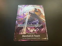 One Piece TCG Event Pack Vol. 8 Marshall.D.Teach P-100 Promo NM - Image 2