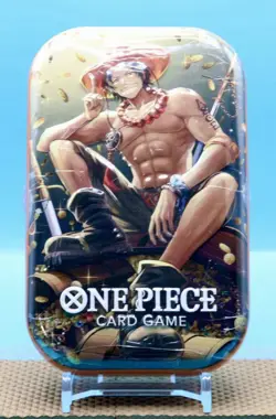One Piece Tin Pack Set Vol. 2 Portgas.D.Ace Factory Sealed - Image 1