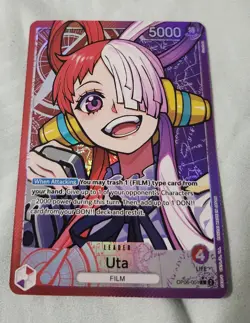 Uta Leader Alt Art OP06-001 Wings of the Captain English Edition - Image 1