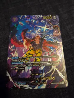 One Piece The Azure Sea’s Seven Eustass Captain Kid EB04-039 SP Alternate Alt NM - Image 1