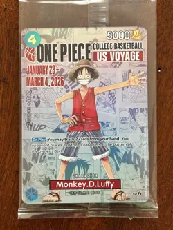 One Piece Monkey.D.Luffy (College Basketball US Voyage) Promotion P-055 - Image 1