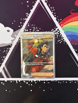Pokemon TCG Explorer's Guidance Scarlet Violet Temporal Forces 200/162 Holo Card - Image 1