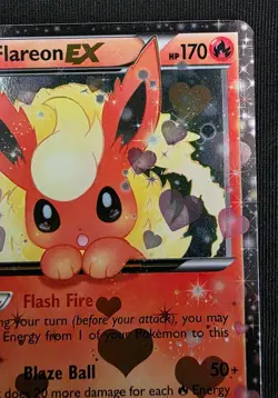 Pokemon TCG Flareon EX Holo Rare Card Radiant Collection RC6/RC32 Generations MP - Image 2